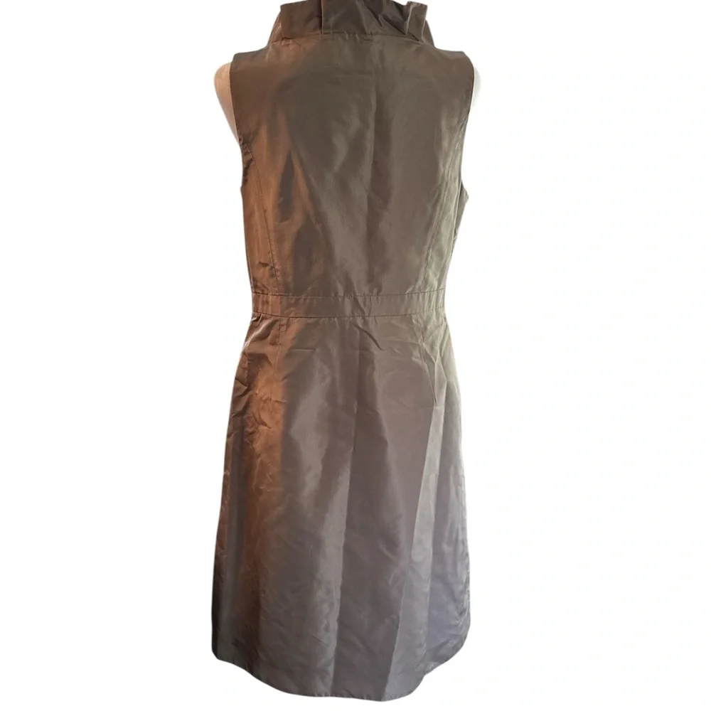 J Crew bridesmaid Blakely dress tan Sz 8 - Picture 5 of 7
